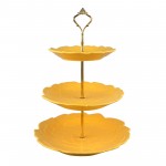 PD2746/PD2453Y-FLOWER PLATE SET（Matte colored glaze）