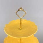 PD2746/PD2453Y-FLOWER PLATE SET（Matte colored glaze）