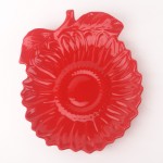 PD2818L-Sunflower plate（Bright colored glaze）