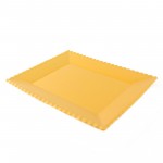 PD2820Y-Rectangular plate（Matte colored glaze）