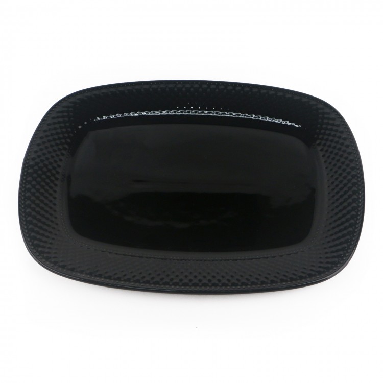 PD3052L-OBLONG PLATE（Bright colored glaze）