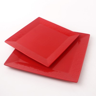 PD3059L-SQUARE PLATE（Bright colored glaze） 