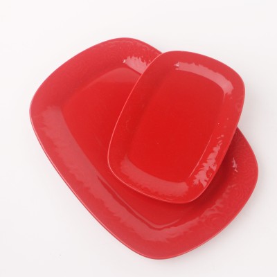 PD3060L-OBLONG PLATE（Bright colored glaze）