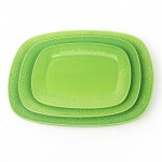 PD3060L-OBLONG PLATE（Bright colored glaze）