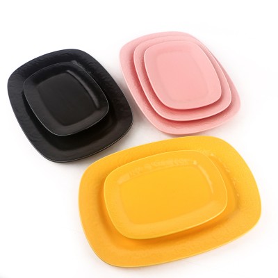 PD3060Y-OBLONG PLATE（Matte colored glaze）