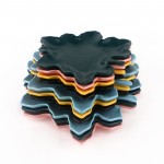 PD3130Y-Leaf plate（Matte colored glaze）