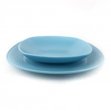 PD3308Y-SOUP PLATE（Matte colored glaze）