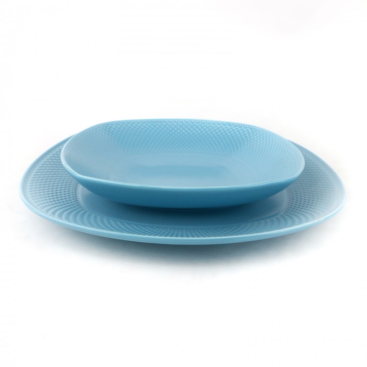 PD3308Y-SOUP PLATE（Matte colored glaze）
