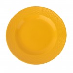 PD3311Y-SOUP PLATE（Matte colored glaze）