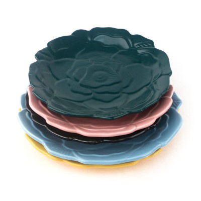 PD711Y-PLATE(Matte colored glaze)
