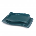 PD802L-OBLONG PLATE（Bright colored glaze）